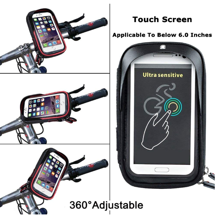 Factory Wholesale Waterproof Bicycle Bike Handlebar Phone Holder Bags for Bike