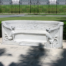 Western Style antique stone garden benches for sale