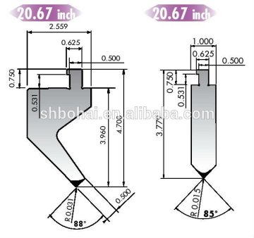 Amada press brake tooling