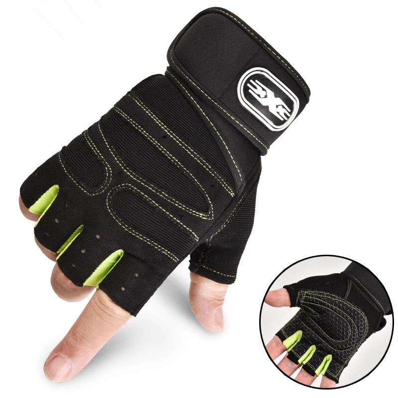 Half Finger Breathable Gloves Anti Shock Sports Gloves
