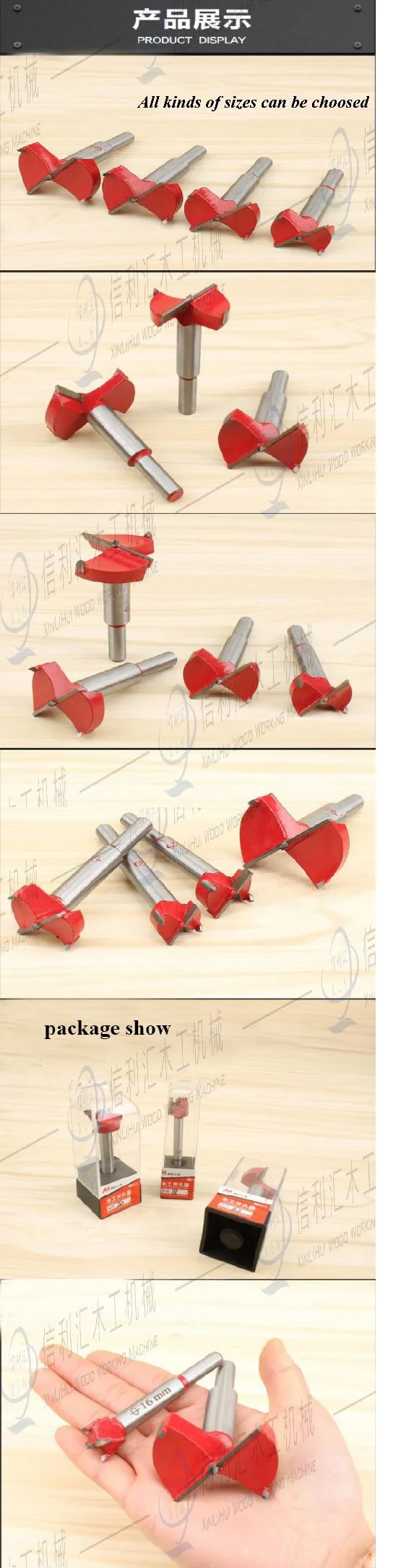 Hinge Boring Bit with Carbide for Wood Industrial Consumable Parts Drilling Bits, Blades, Knives and Cutters/ Wood Driller Machine for Woodworking