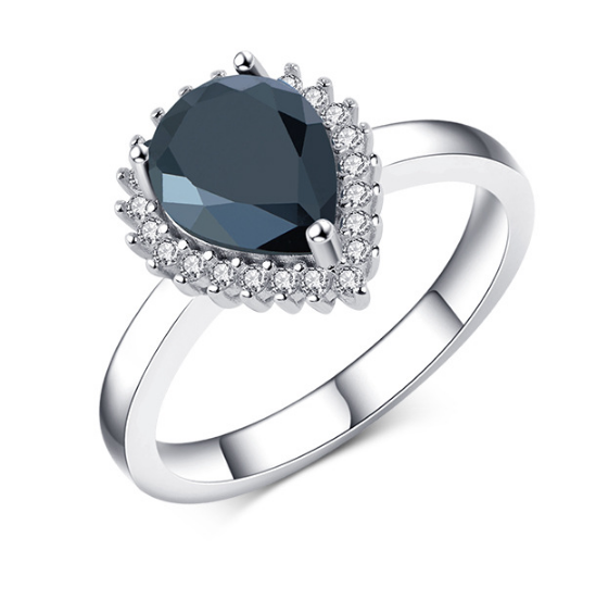 2020 925 silver ring cz diamonds ring women