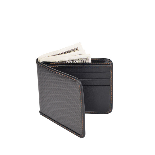 RFID blocking carbon fiber slim wallet