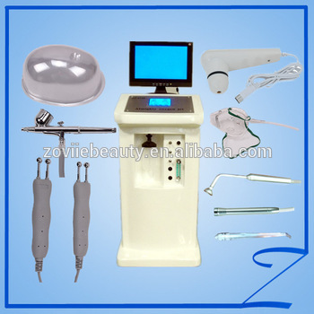 Multifunction Salon use skin oxygen injection O2 jet peel beauty machine