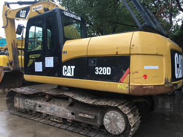 Second Hand Construction 320D Crawler Excavator Machine