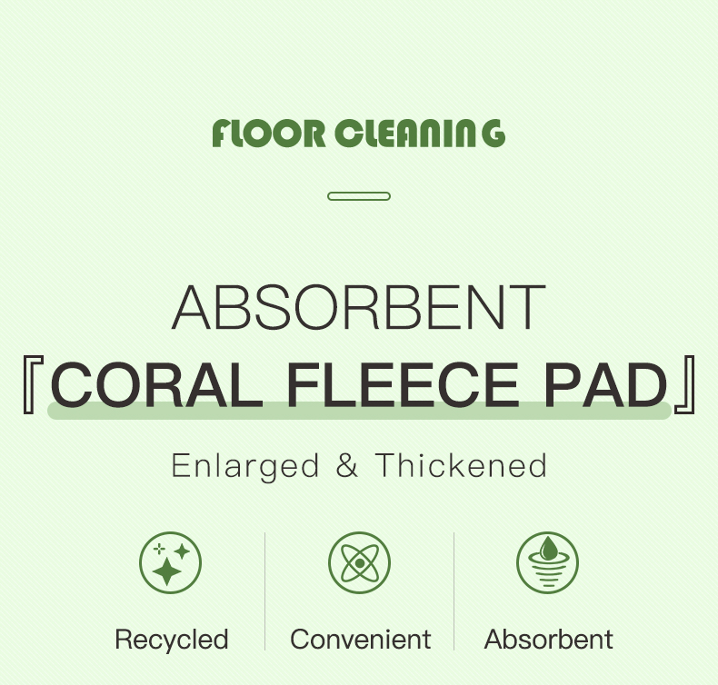 Coral Fleece Mop Pads