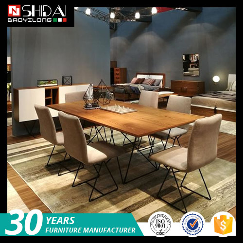 Italian style furniture / modern dining room set / baking finish furniture A-828