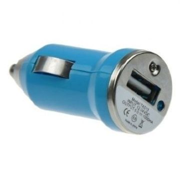 Blue Apple Iphone Car Chargers For Apple Iphone 4 / 4g With 1 Usb Port