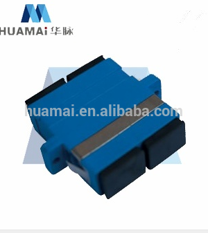 low insertion loss ,high return loss duplex SC/UPC fiber optic adapter(optic fiber adapter	)