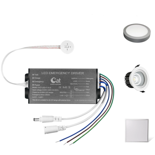 Luce di emergenza con batteria al litio