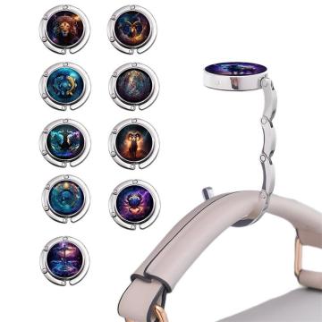 Foldable Handbag Holder Purse Hook for Table