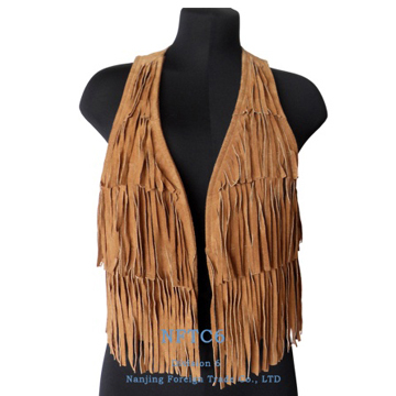 Ladies Real Leather Vest