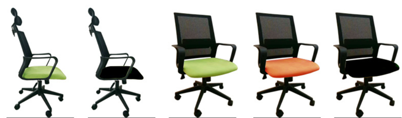 Adjustable Swivel Mesh Office Chairs Conference Room Sliding High Back Executive Office Chairs