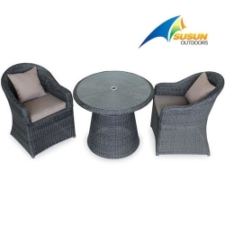 patio rattan table & chair