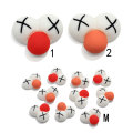 Kawaii Cartoon Eye Resin Crafts Flat Back Flatback Eye Beads Charms Planar For Scrapbooking Earring Jewelry Making Findings