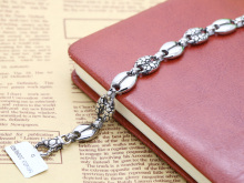 Snake Skin Men Bracelet Stainless Steel Polished Only