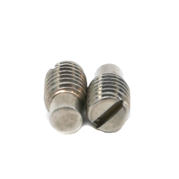 Số liệu Slotted Set Screws Dog Point