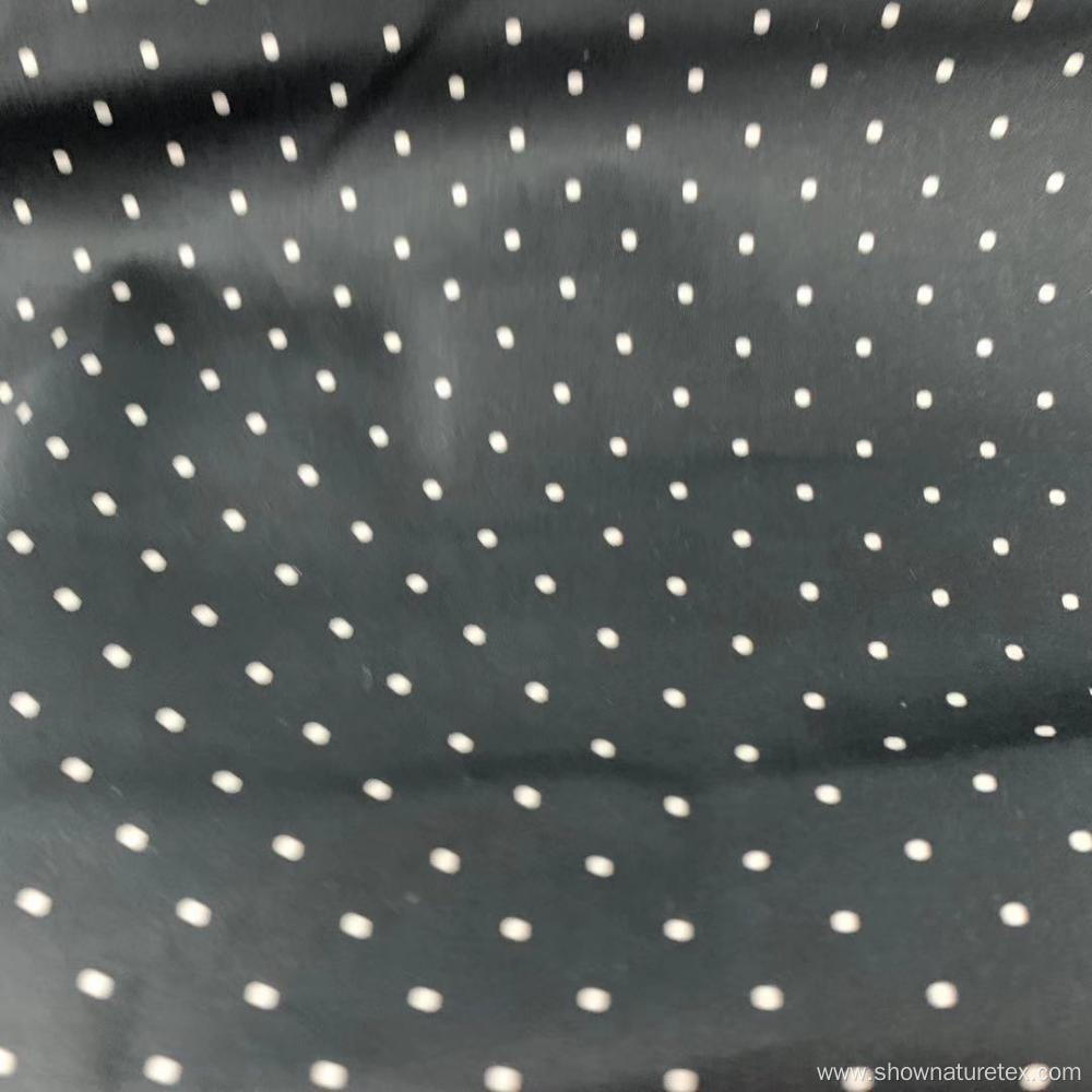 Cotton Satin Print Night Star Dots