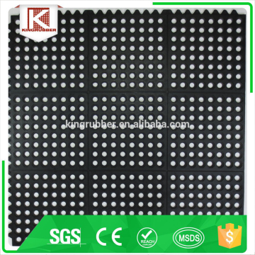 Hollow Heat-resistant Rubber Kitchen Mat With Interlock