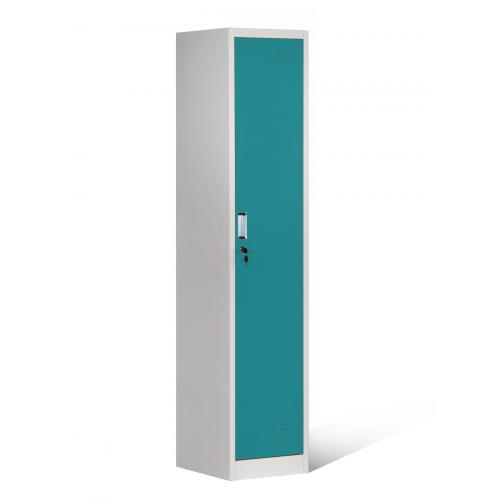 15" Wide Colored Lockers with Shelves Single Tier