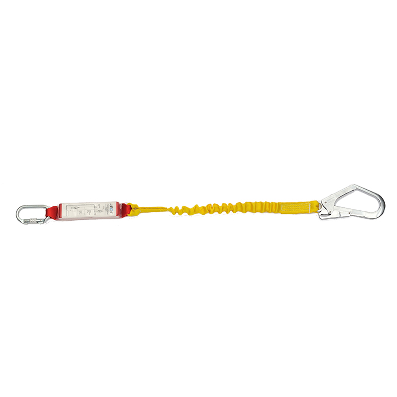 single hooks safety belt lanyard with shock absorber