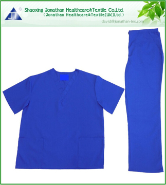 Unisex Men/Women Natural Uniforms Medical Hospital Nursing Scrub Set Top & Pants