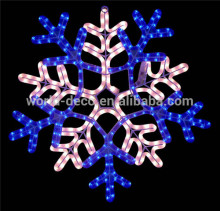 waterproof christmas rope light motif / led sculpture snowflake light / led christmas large snowflake light