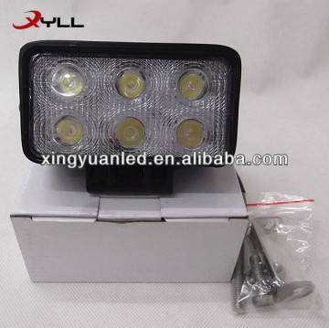 DC10-30V 18W led work light/offroad led work lamp for truck