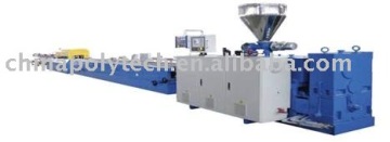 WPC profile extrusion line for wpc floor/deck