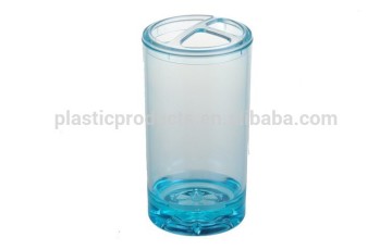 Transparent acrylic toothbrush holder