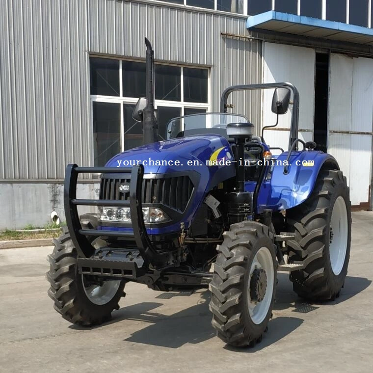 High Quality Enfly Brand 80HP 85HP 90HP 95HP 100HP 110HP 4X4 4WD Big Agriculture Wheel Farming Tractor with Td Bype Big Chassis for Sale