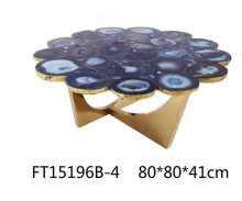 blue agate side tabletop
