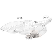 High quality ice bucket scoop for bar,Plastic scoop,Clear PC scoop BPA free