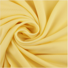 Breathable Yellow Ice Silk Polyester Knitted Garment Fabrics