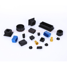 Plastic Molding Profile End Plugs / Square Tubing Pipes Caps / Plastic End Caps For Steel Tube