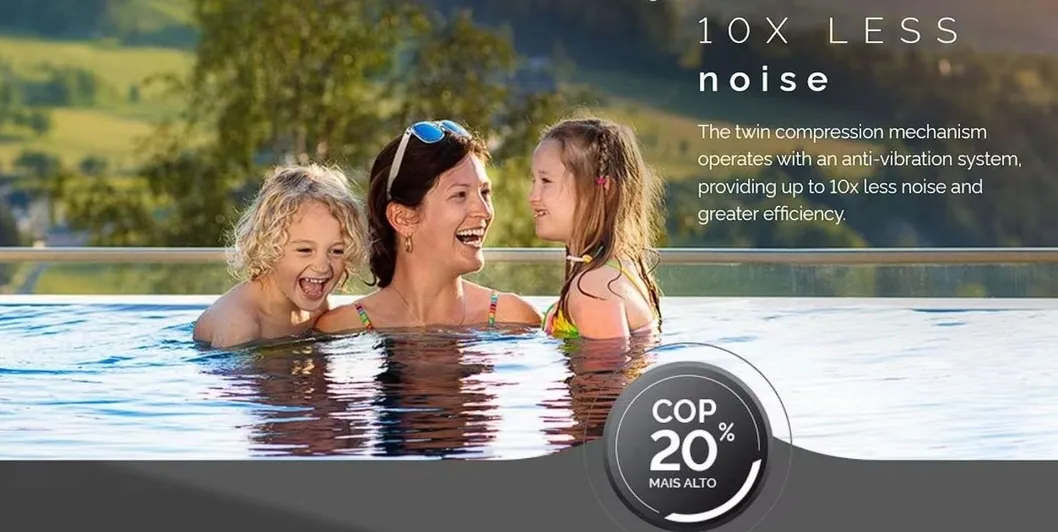 Sunrain Swimming Pool Heat Pump R32 Air to Water DC Inverter 7kw 35kw CE Certificated WiFi Hot Water Heater for Swimming Pool