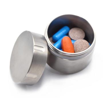 Big Size Usable Titanium Capsule Pill Box