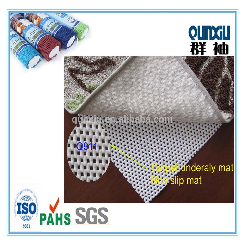 Eco-friendly non-slip carpet underlay rug mat QUNXIU