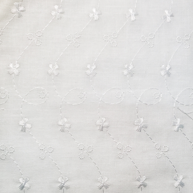Cotton Embroidery Eyelet Fabric for Lining