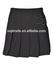 Girls' Ruffled Skirts School Uniforms Cotton Pleated Skirts