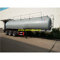 30000 lít chất lỏng ăn mòn chất lỏng Tanker Trailers