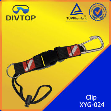 Lanyard Clip With Carabiner Metal Ring Clips