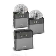 New Design Wireless Lavalier Microphone System for Video Creators