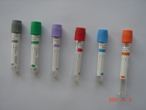 vacuum blood collecting tubes