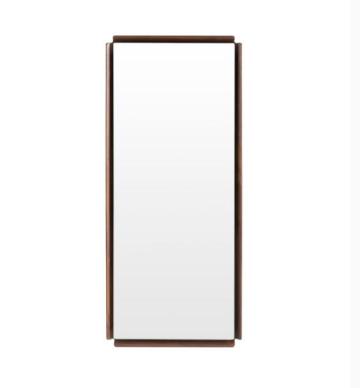 Hotel Bedroom Full Length Walnut Mirror