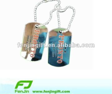 promotional dog tag key chain