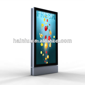 Outdoor light box display, outdoor light box design