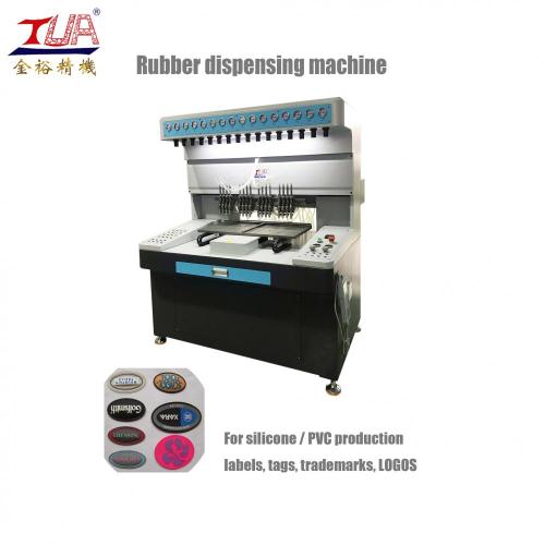 Siliconen rubberen patch sleutelhanger machine