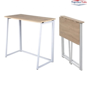 Modern Wooden Computer Desk With Foldable Design
