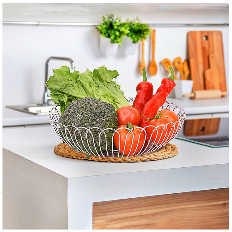 Creative Stainless Steel Fruit Storage Basket